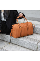 MFK Collection Luana Quilted Duffle Bag by Mia K - Elevate Your Travel Style | Zarnesh